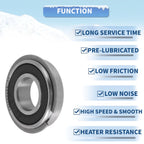 Deep Groove Ball Bearings 6900NR2RS for Various Models (10x22x6mm)