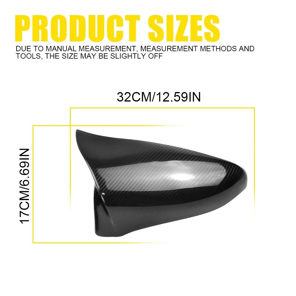 Gloss Carbon Fiber Mirror Covers for Lexus IS200t 250 300 350 (2014–2020)
