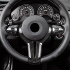 Carbon Fiber Steering Wheel Cover for BMW M2 M3 M4 M5 M6 (2014-2021)