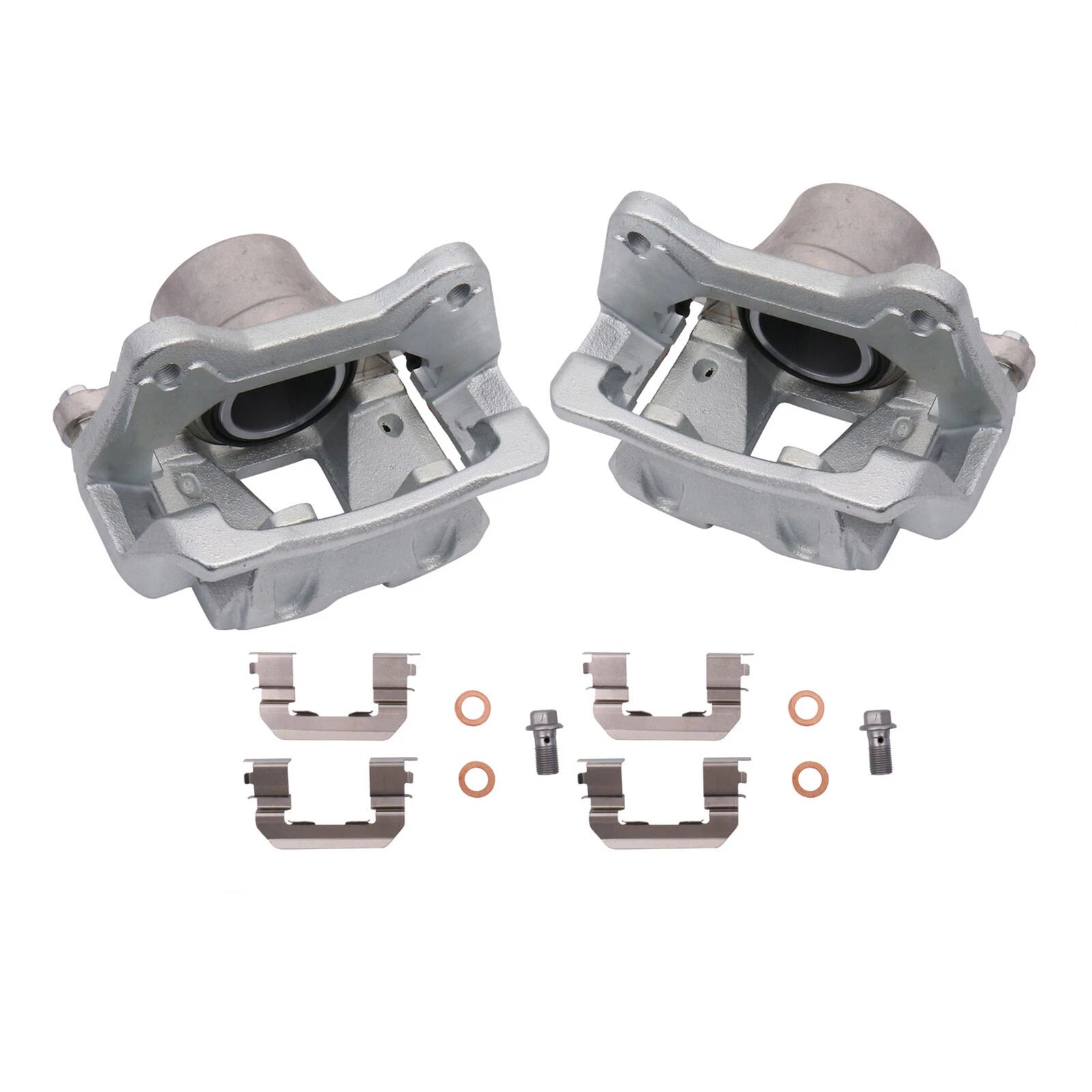 Pair Front Brake Calipers for Kia Optima Hyundai Sonata (2011–2016)