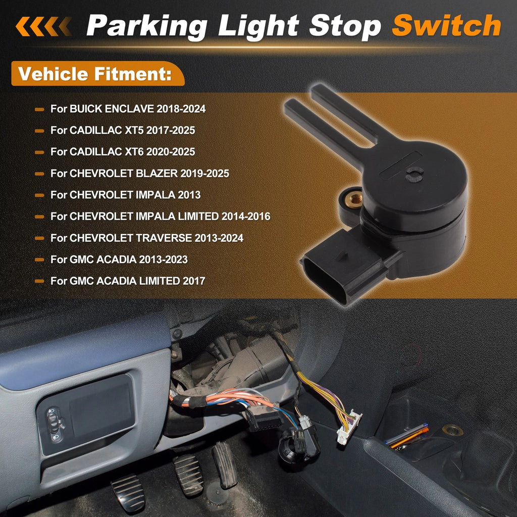 Brake Light Switch for Buick Enclave (2018–2024) 13583372 1 pcs