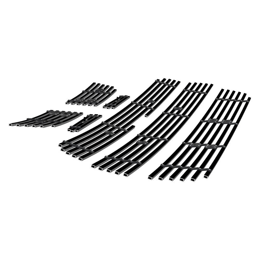 Black Billet Grille Insert Combo for Chevy Trailblazer SS (2006-2009)