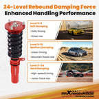 Adjustable Coilover Lowering Kit for BMW E60 E61 AWD (2004-2010)