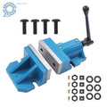 2 Piece Quick Clamp Vise for Milling Machine (6" Jaw Width, 2 1/4" Jaw Height)