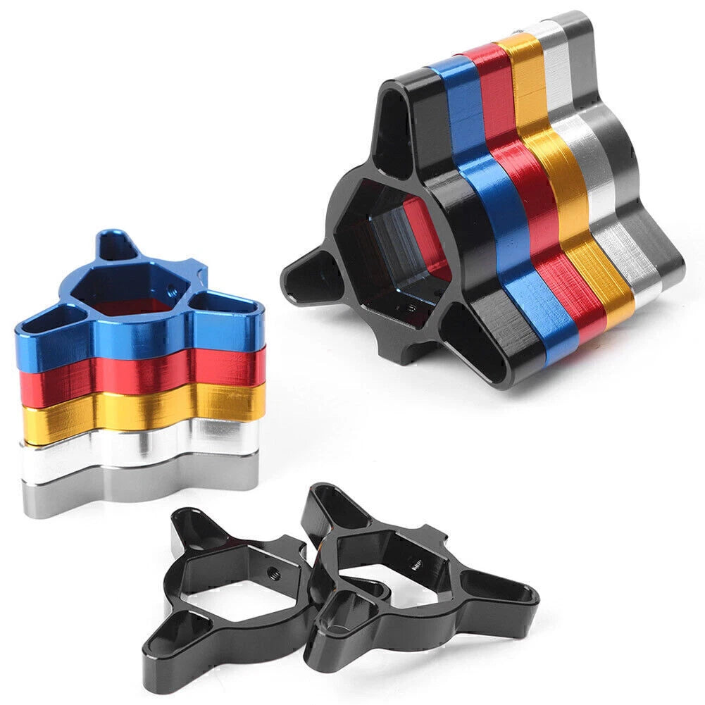 2X 19mm CNC Aluminum Hexagon Fork Preload Adjuster for Universal Models