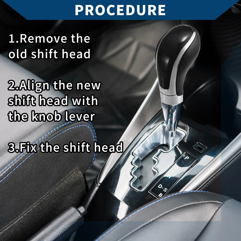Automatic Gear Shifter Knob for Opel Insignia (2009–2013) Plastic Black