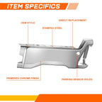 Amber Sequential LED Signal Side Hood Mirrors for Volvo VN Series (2004–2017)