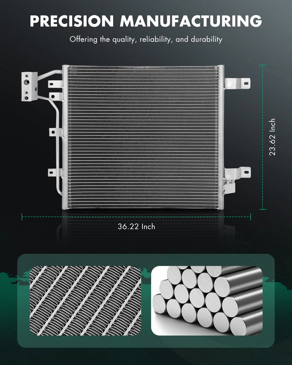 AC Condenser for Jeep Wrangler (2012–2018)