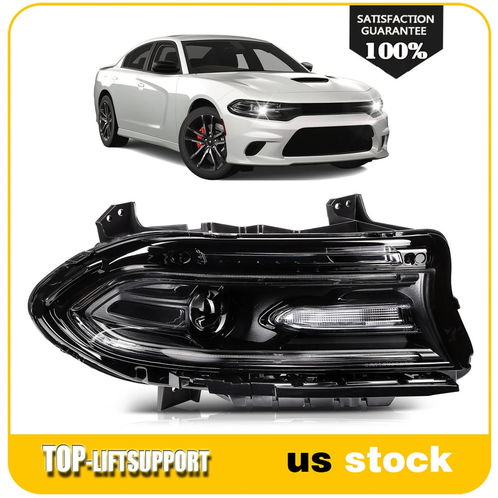 Headlight Assembly for Dodge Charger (2015–2023) Black Housing RH