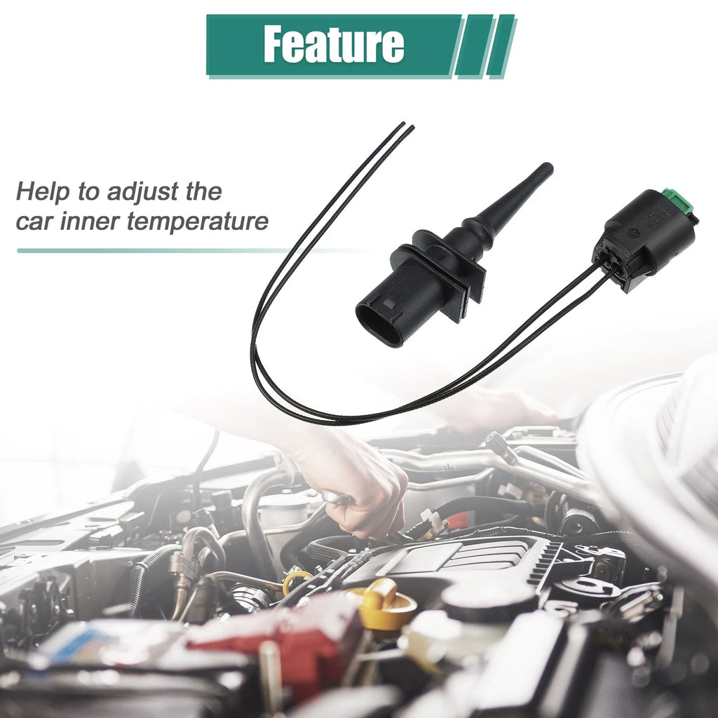Ambient Air Temperature Sensor Pigtail Plug for BMW  65816905133