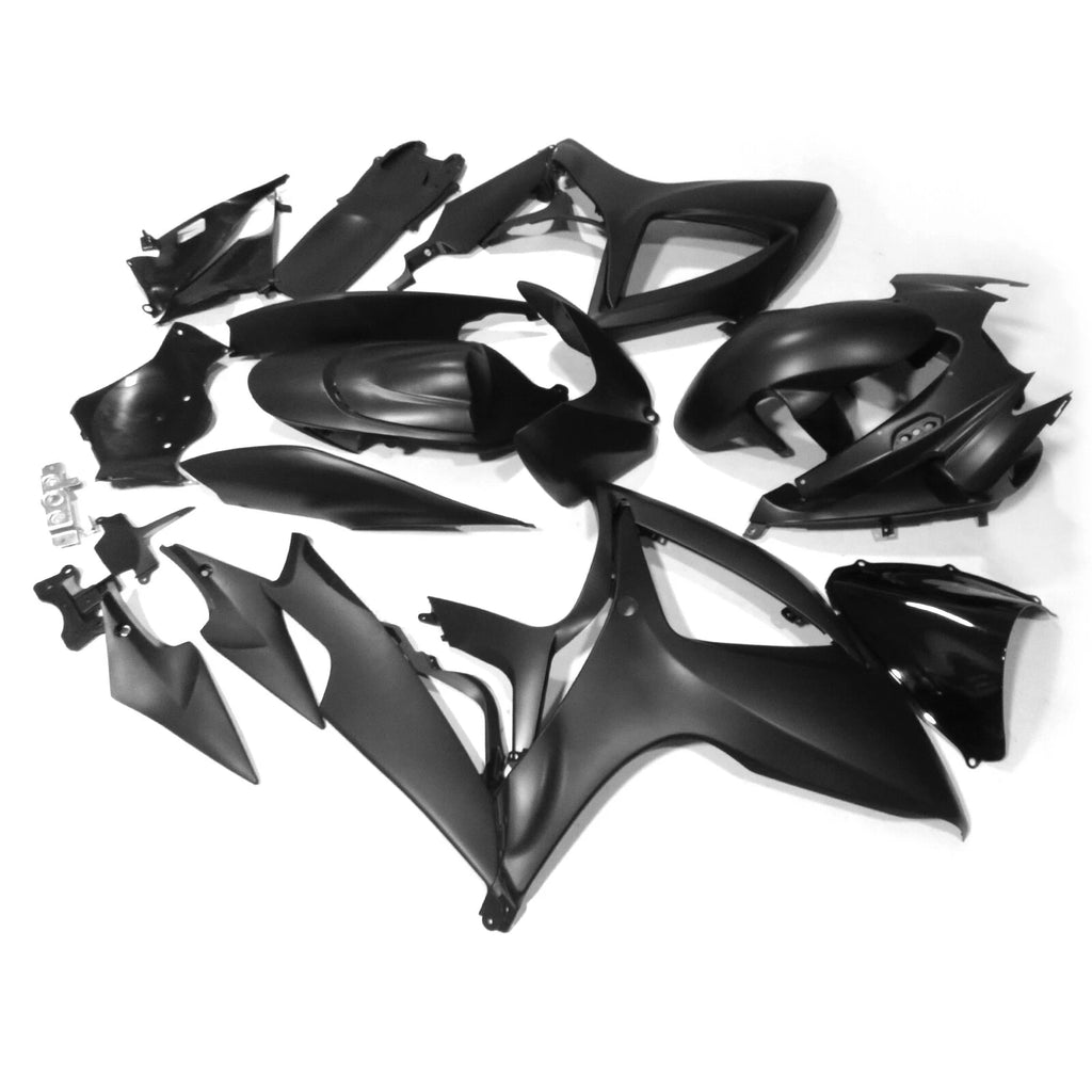 Matte Black Fairing Kit for Suzuki GSXR600/750 (2006–2007)