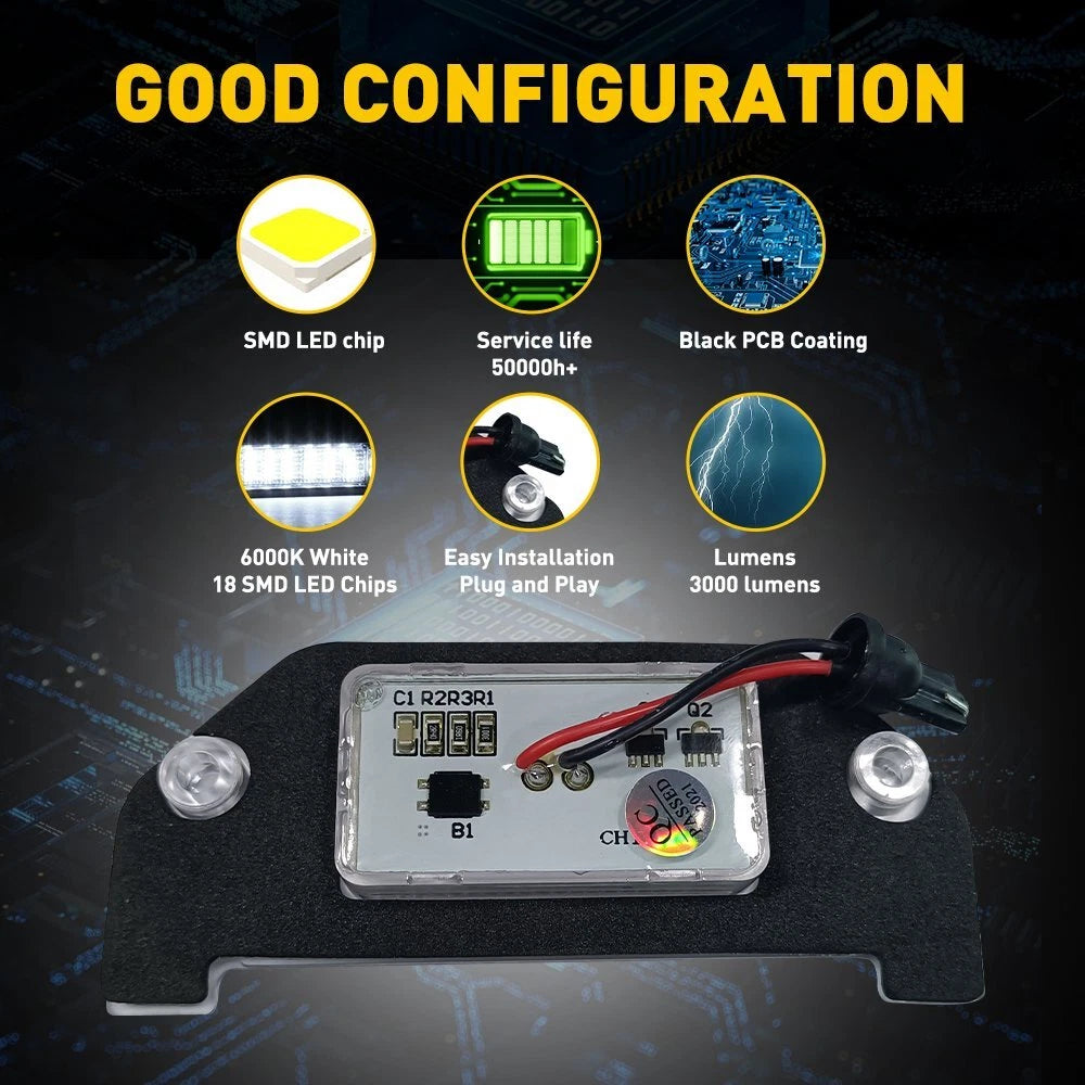 18-LED License Plate Light for Dodge