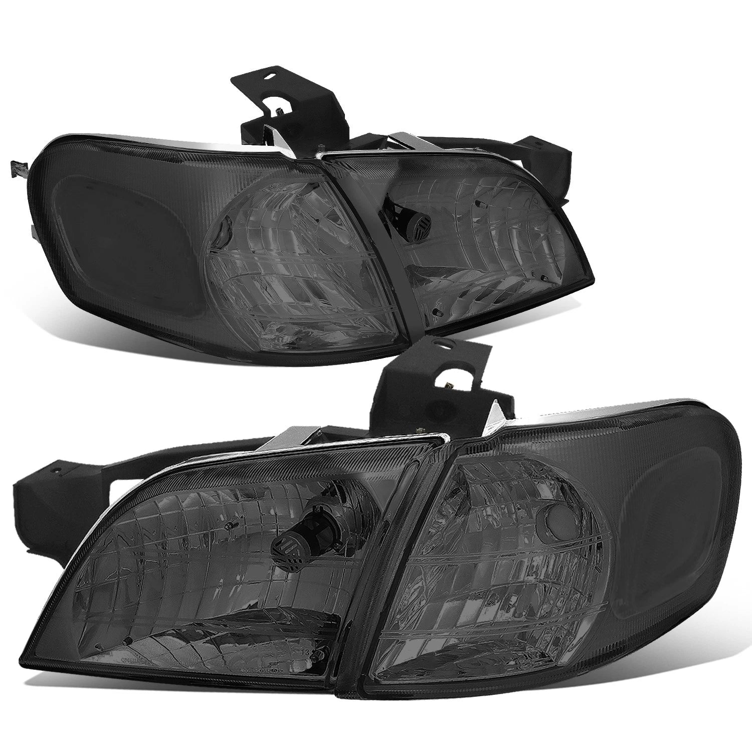 Smoked Headlight & Clear Side Turn Signal Lamp for Chevy Venture (1997–2005)