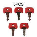Set of 5 Ignition Keys for Forklifts and Trucks (Compatible with 702)