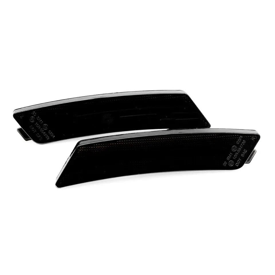 LED Smoked Lens Amber Front Bumper Side Marker Lights for Cadillac CT5 (2020–2024)
