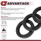Set of 5 Rotary Shaft Oil Seals 32x47x7mm Nitrile Rubber 672668828625