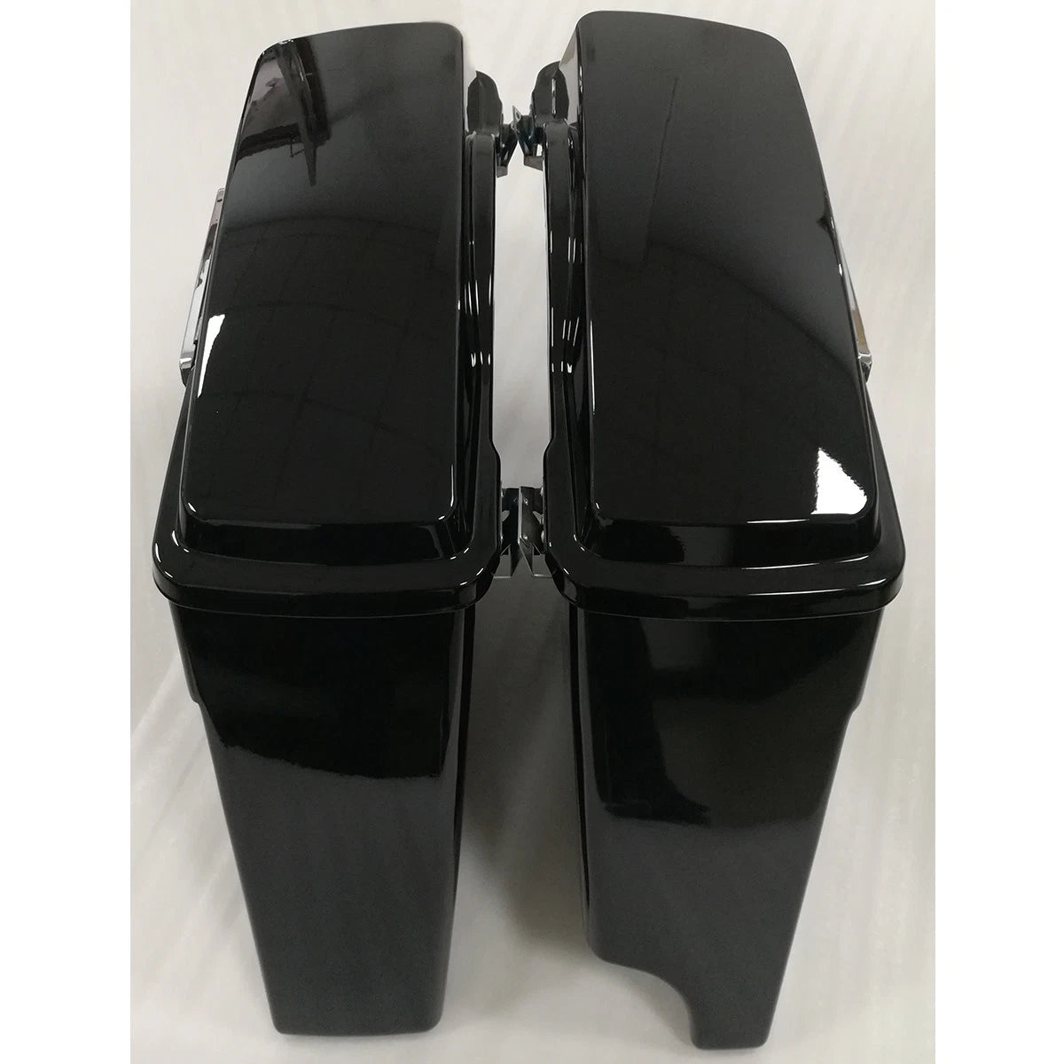 2 Into 1 Stretched Extended Hard Saddlebags for Harley Touring (1993–2013)