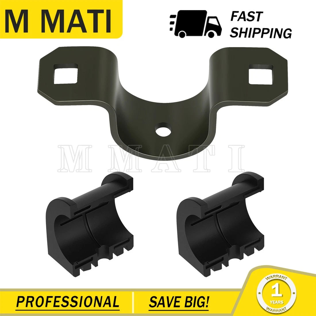 Rear Sway Stabilizer Bar Bushing Bracket for Polaris Ranger 400 500 570 800 900 (2006–2021)