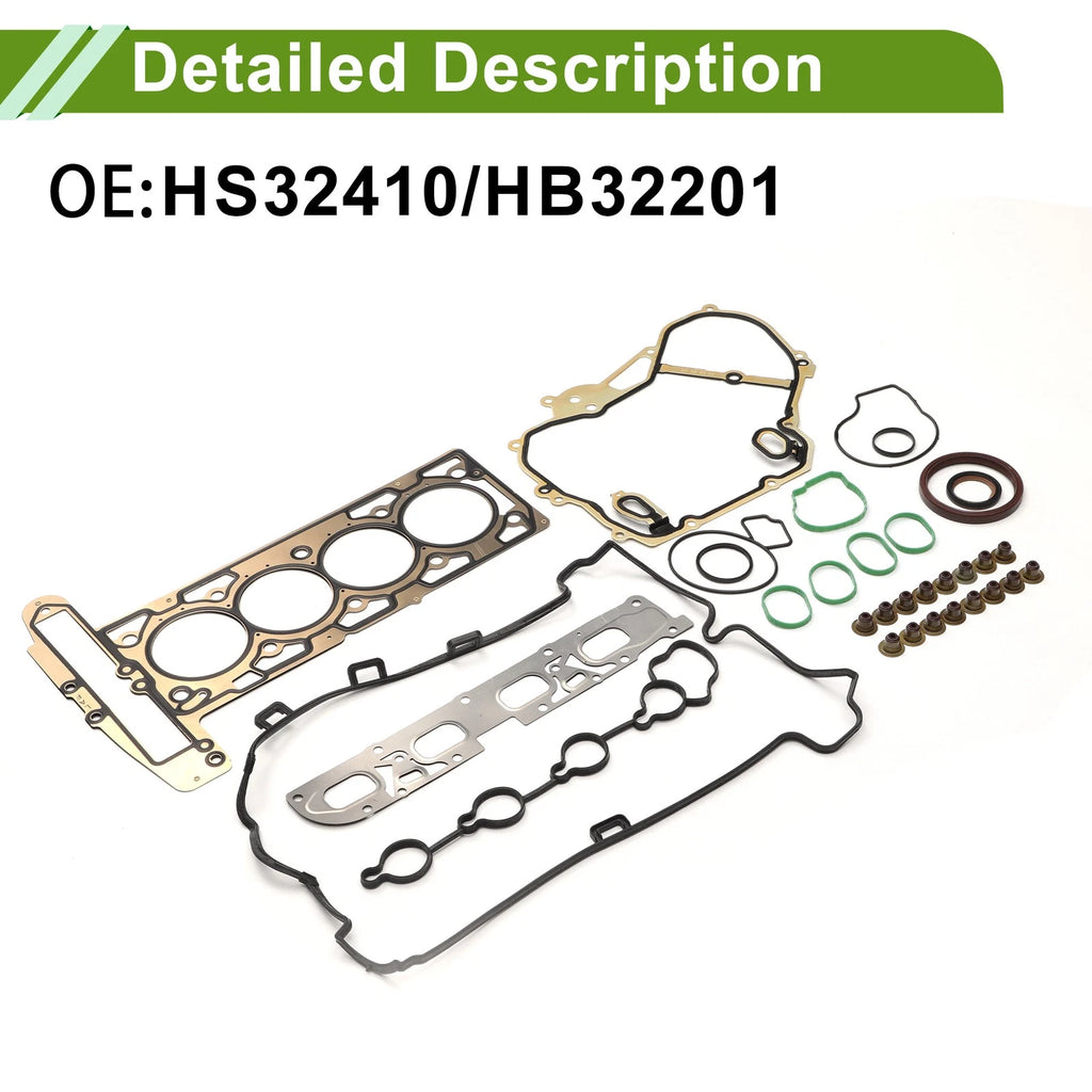 Cylinder Head Gasket Kit HS32410/HB32201 for Buick Allure 2.4L (2005–2009)
