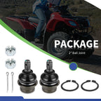 2 Upper Ball Joints for Suzuki Quadsport 400 LT-Z400 (2005–2014)