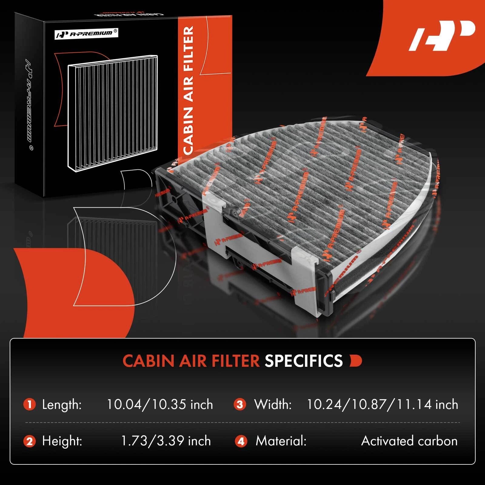 Engine & Cabin Air Filter for Mercedes-Benz C300 C350 E300 E350 E400 (2015-2020)