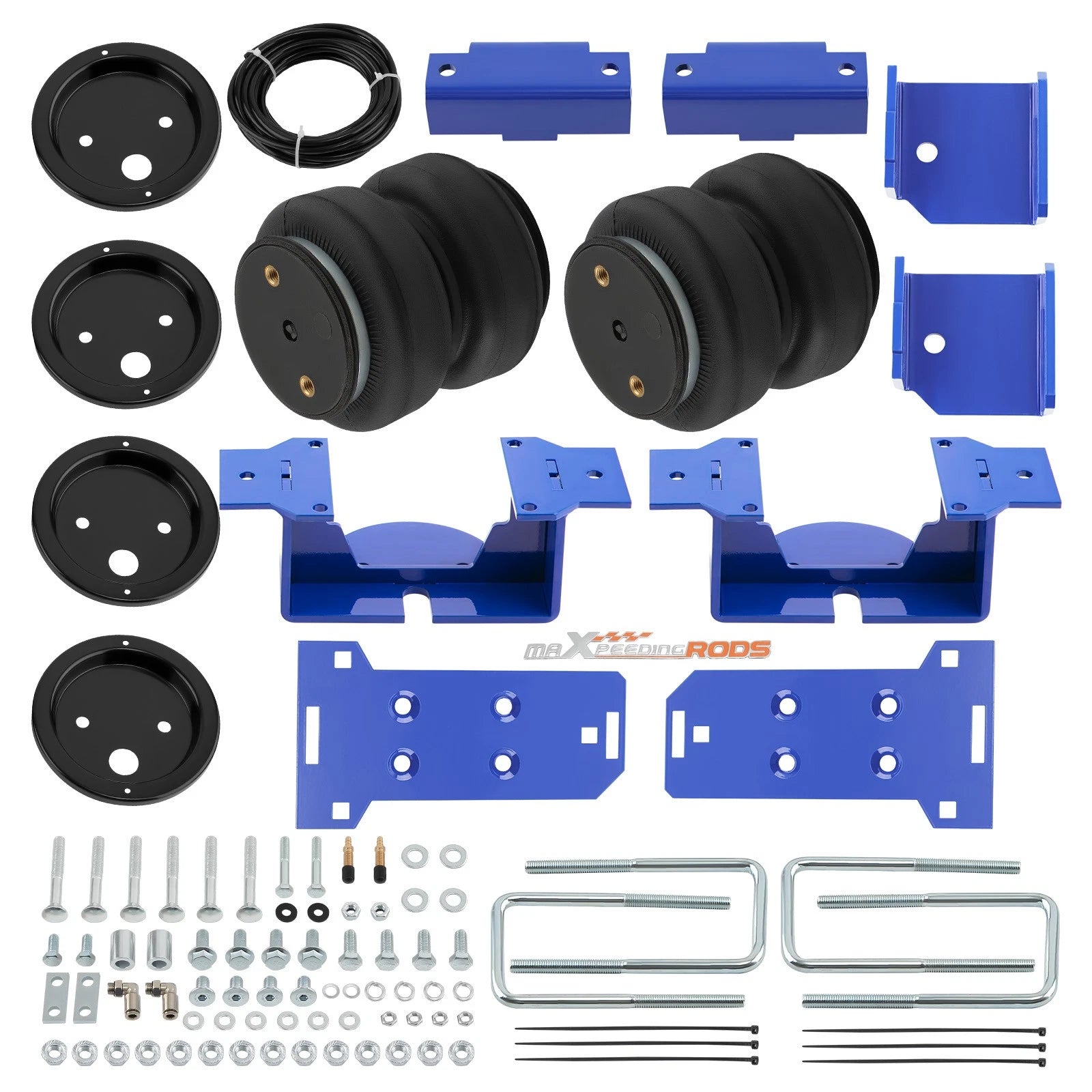 Air Suspension Helper Spring Kit for GMC Sierra 1500, Silverado 1500 (2019-2022)