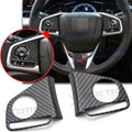Carbon Look Driver Side Button Cover Trim for Honda Civic (2016–2021)