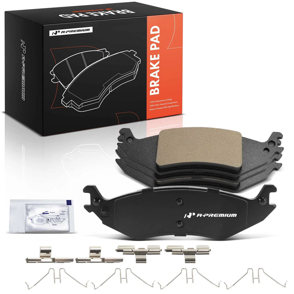 Set of 4 Rear Ceramic Brake Pads for Ford E-150 (2004–2006)