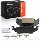Set of 4 Rear Ceramic Brake Pads for Ford E-150 (2004–2006)