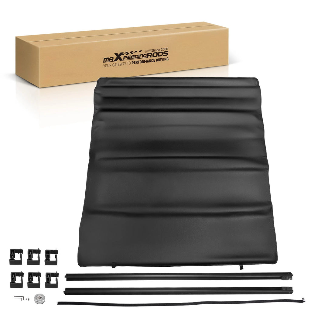 6.5ft Roll Up Tonneau Cover for Ford F-150 (2015–2026) W/LED Lamp