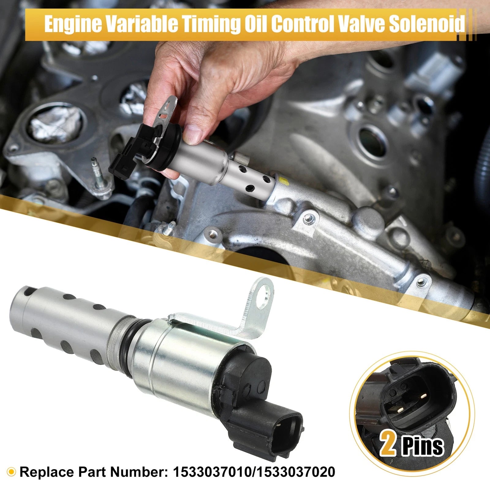 2X Variable Valve Timing Solenoid VVT for Lexus CT200h (2011–2014)