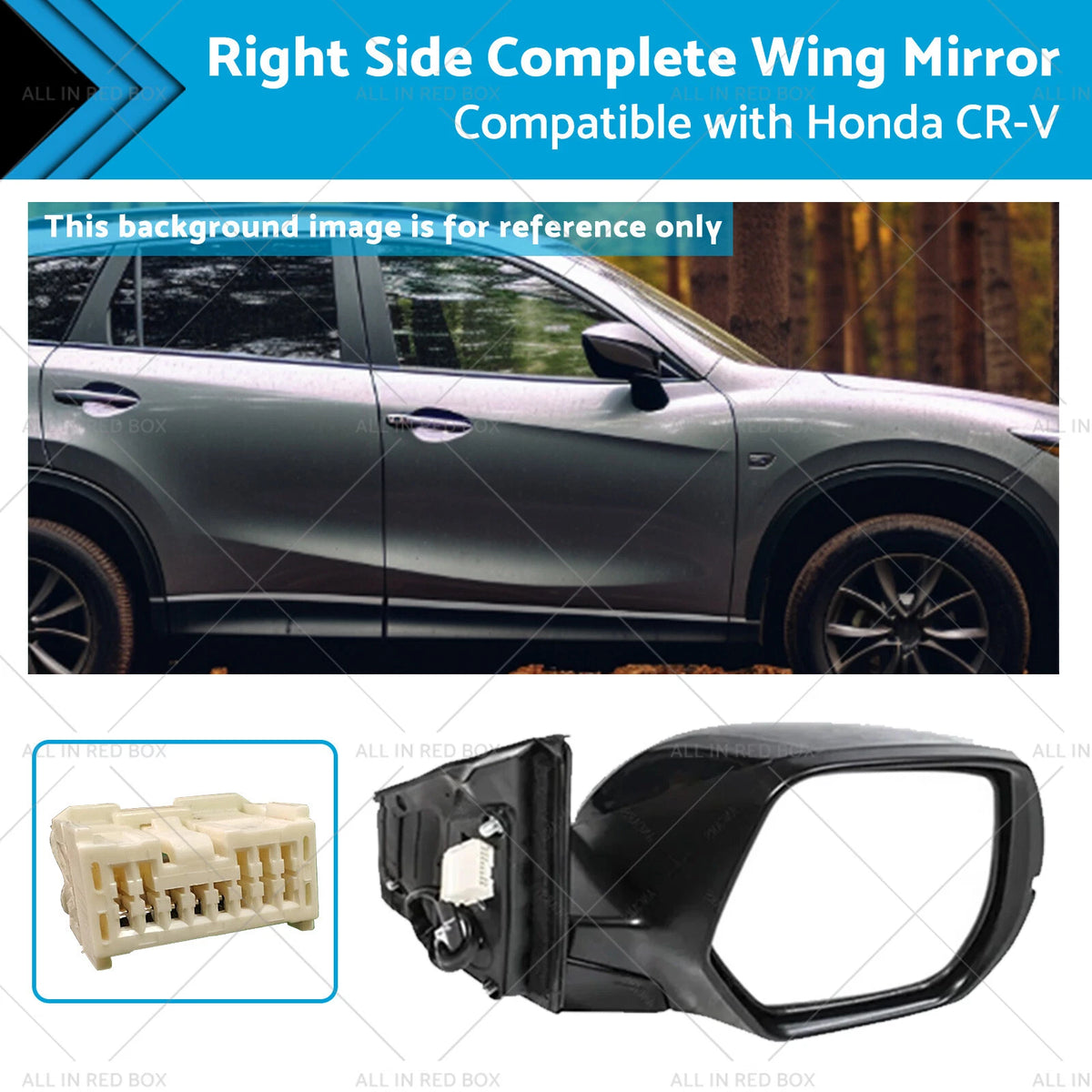 Right Door Mirror for Honda CR-V (2012–2017) RH Blinker