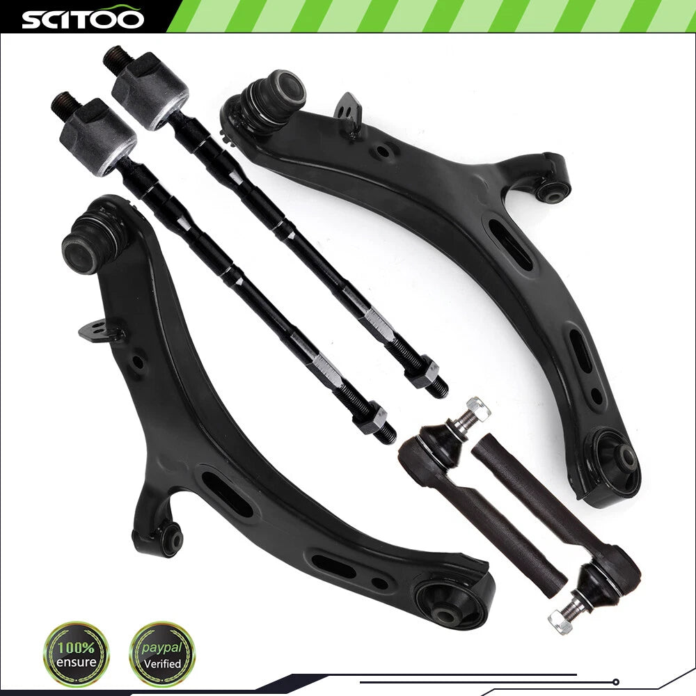 Front Lower Control Arm with Ball Joints Tie Rod End for Subaru Legacy (2010–2014)