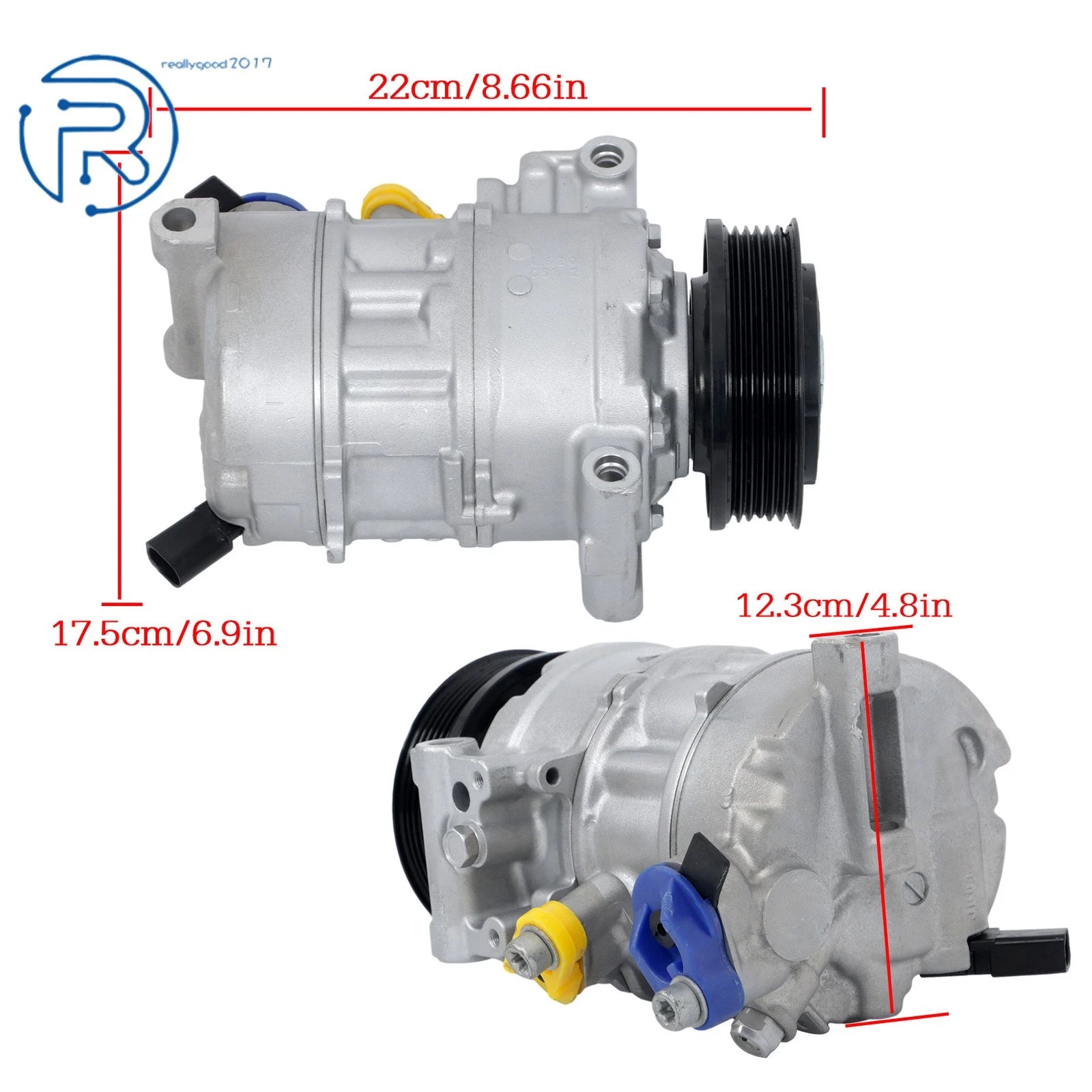A/C Compressor for Audi A4 A6 A4 allroad A4 Quattro (2016-2020)