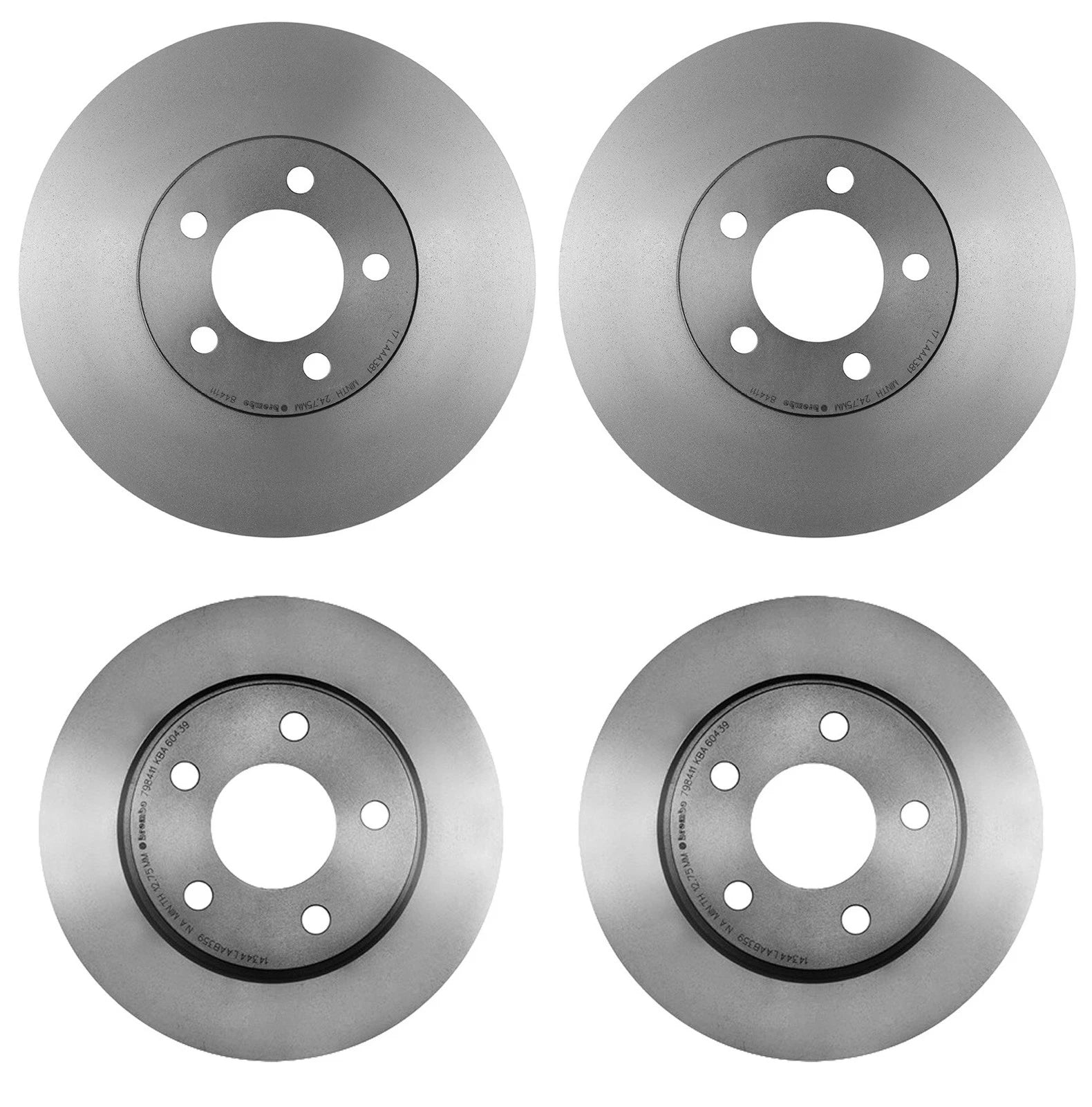 Brembo Brake Disc Rotors Kit for Ford Lincoln Mercury (Front & Rear)