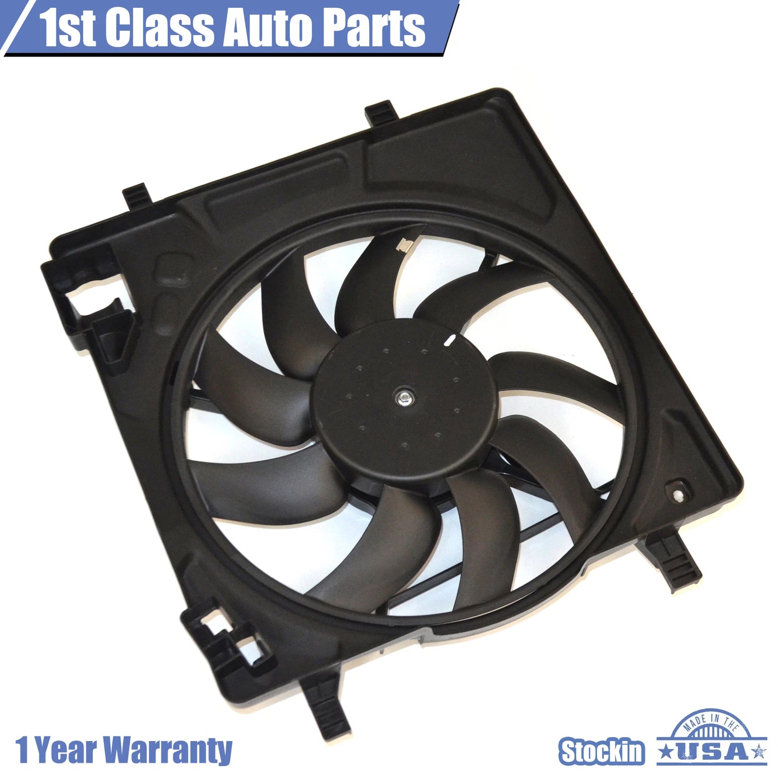 Cooling Fan Assembly for Chevrolet Spark 2013–2015 1.2L 4Cyl