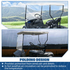 Folding Clear Windshield for EZGO TXT Medalist (1994–2014)