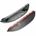 2Pcs Carbon Fiber Side Mirror Rain Snow Visor Guards for Nissan (2014-2024)