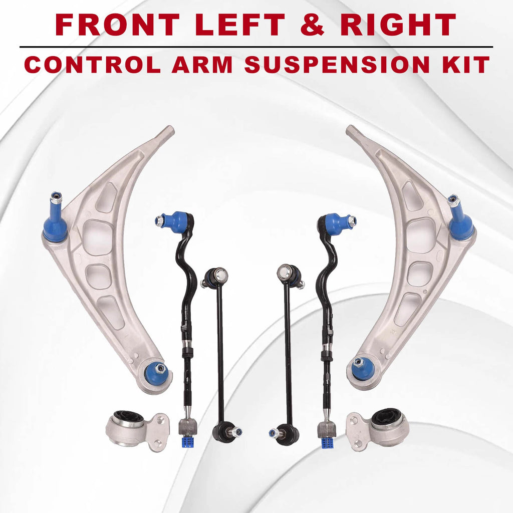 Set of 8 Front Control Arms Ball Joint Suspension Kit for BMW E46 (1998-2006)