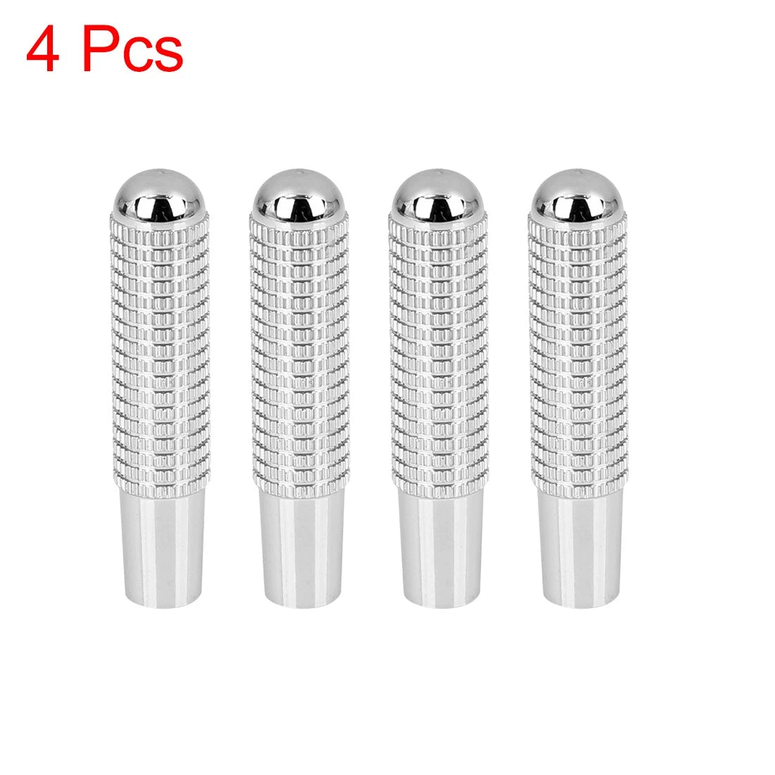 Set of 4 Bolt-On Door Lock Knob Pins Silver for Benz C E S Class 
