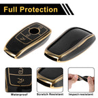 TPU Car Key Case for Mercedes Benz E Class (3 Buttons)