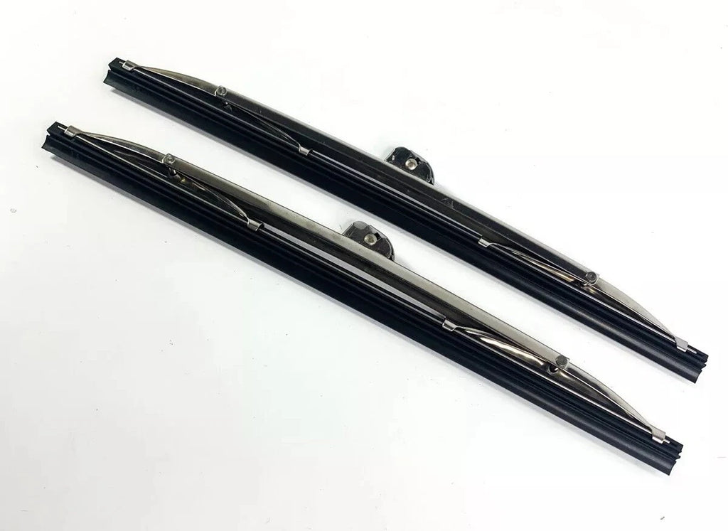10" Stainless Steel Front Windshield Wiper Blades for Universal Fit