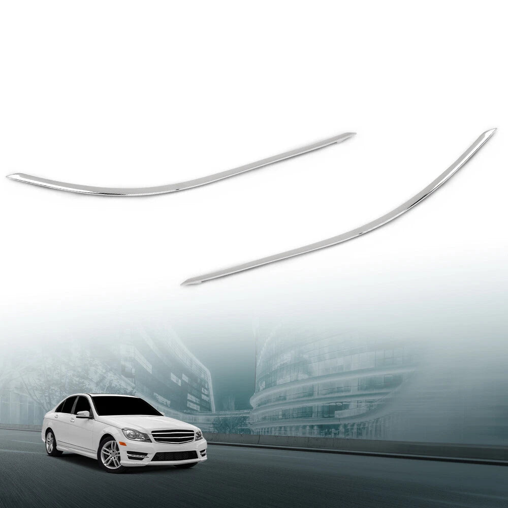 Front Bumper Trim Molding for Benz C250 C300 C350 (2012–2015)