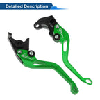 6 Position Adjustable Brake Clutch Levers for Suzuki GSX8S (2023–2025) Green