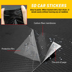 5D Carbon Fiber Vinyl Wrap for Auto (Universal Fit)