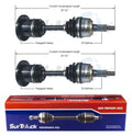 Set of 2 Front CV Axle Shafts for Chevrolet Astro GMC Safari (1996–2005)