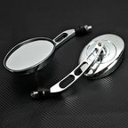Chrome Rearview Mirrors for Yamaha Road Star XV1700 XV1600 Warrior (2001–2010)