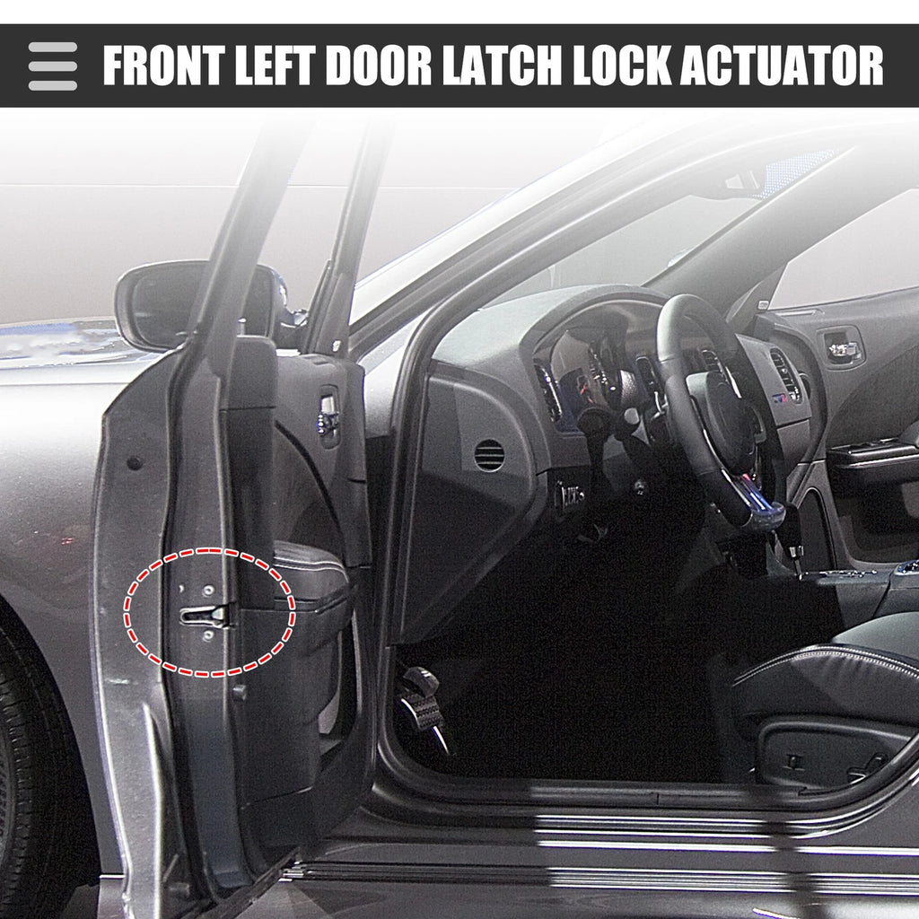 Front Left Door Latch Lock Actuator for Dodge Challenger (2011–2014)