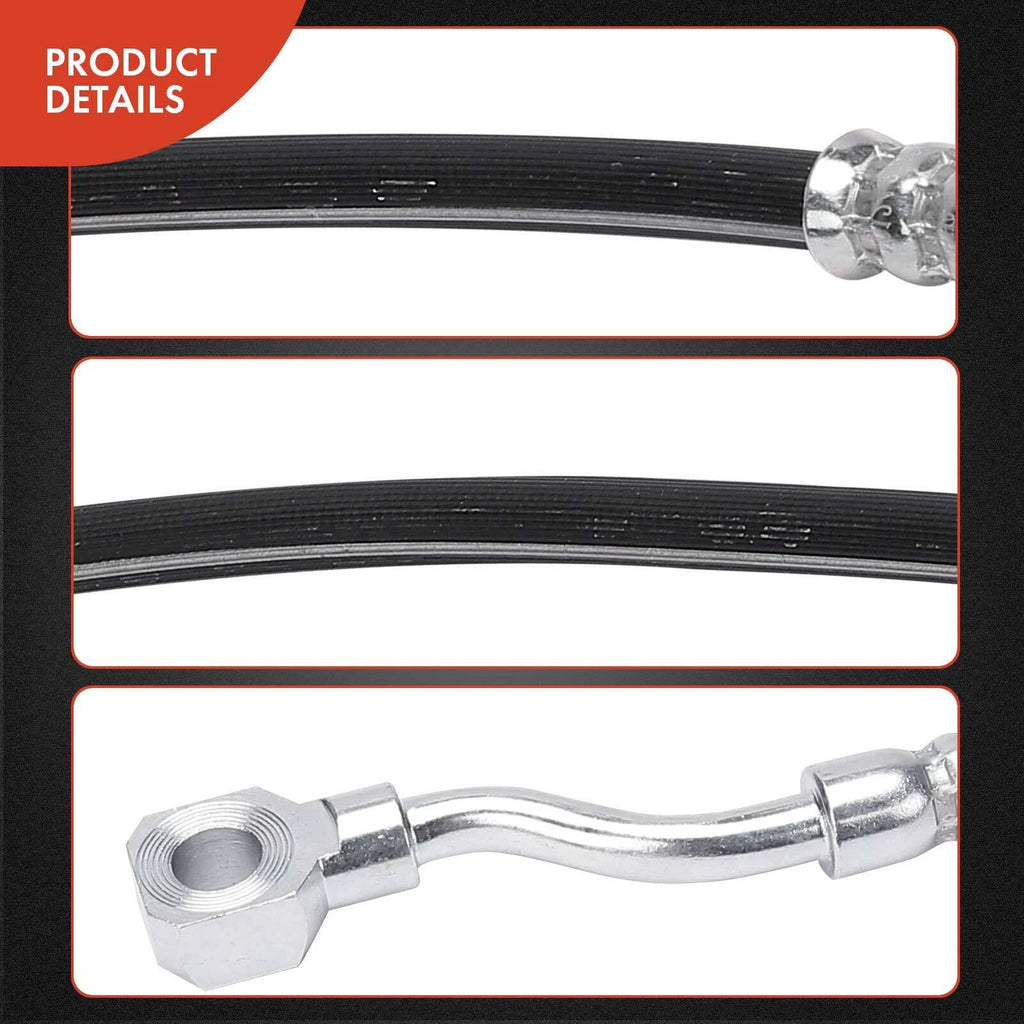 Rear Left Brake Hydraulic Hose for Chevy Silverado 1500 HD (2002–2003)