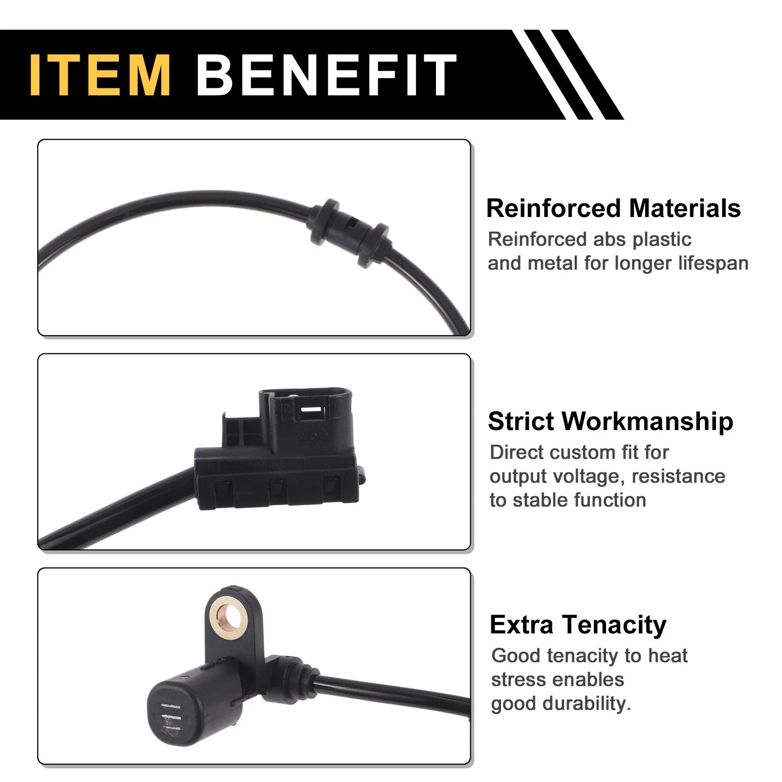 ABS Wheel Speed Sensor No.2025402717 for Mercedes-Benz W202 (1994–2000)